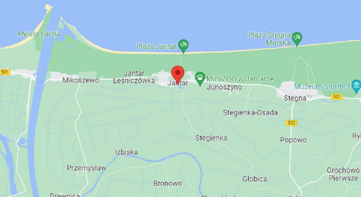 Działka z pensjonatem, Jantar, woj. pomorskie