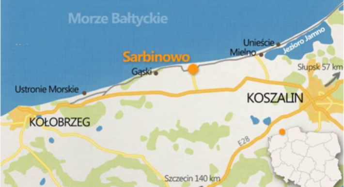 Działka w Sarbinowie, woj. zachodniopomorskie
