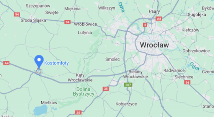 Działka na logistykę, Kostomłoty, woj. dolnośląskie