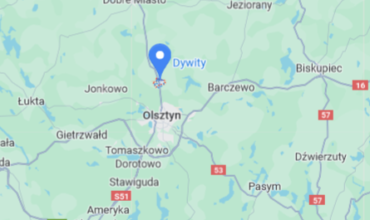 Działka w Dywitach, koło Olsztyna, woj. warmińsko-mazurskie