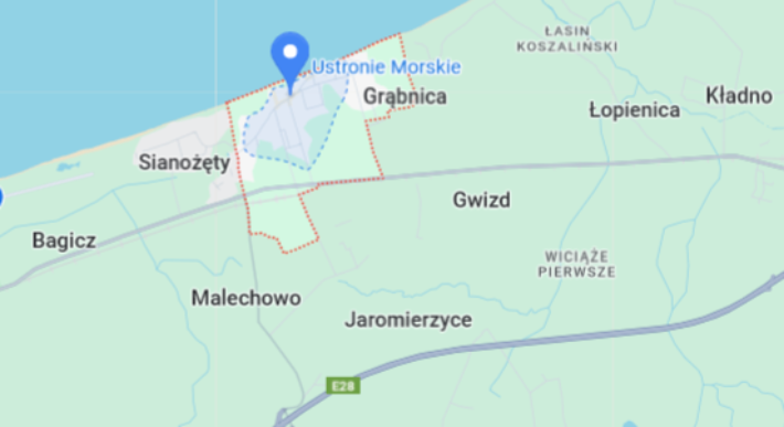 Działka przy plaży w gm. Ustronie Morskie, woj. zachodniopomorskie