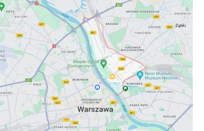 Kameralny grunt z pozwoleniem na budowę, Warszawa-Praga Północ