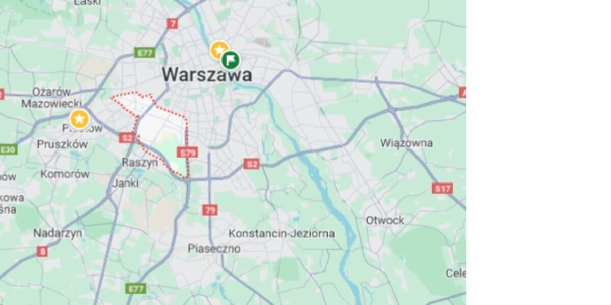 Grunt z pozwoleniem na budowę, Warszawa
